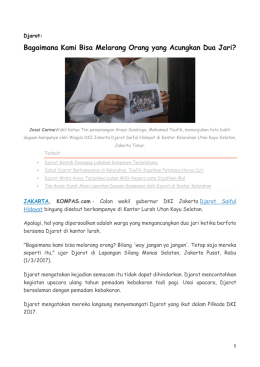 Bagaimana Kami Bisa Melarang Orang yang Acungkan