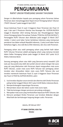 Tahunan 2017