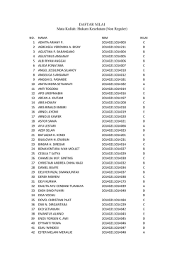 nilai hukum kesehatan reguler