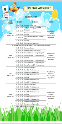 Jadwal Kegiatan