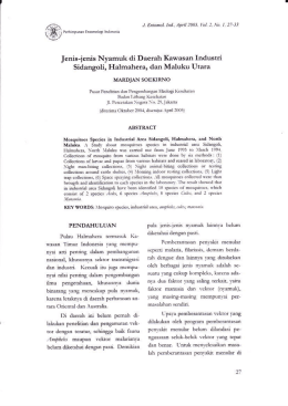 Jenis-jenis Sidangoli, Halmahera, dan Maluku Urata d od cd! hsc frr