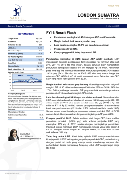 LSIP_ResultNoteFY16_SM - Samuel Sekuritas Indonesia