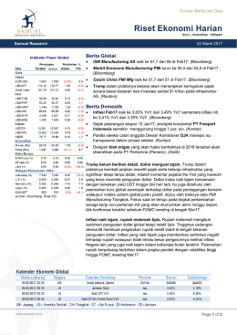 Riset Ekonomi Harian - Samuel Sekuritas Indonesia