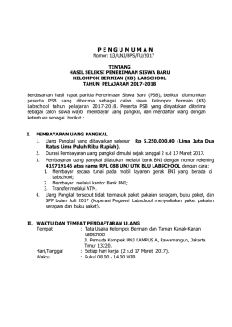 Daftar Ulang