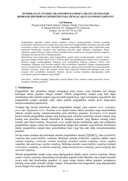 Pendekatan Inverse-Transform Random Variate Generator Berbasis