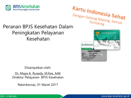 bpjs kesehatan - Kementerian Kesehatan