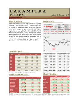 IHSG akan masih bergerak terbatas di level 5369-5395