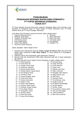 tahun 2017 - Pupuk Indonesia