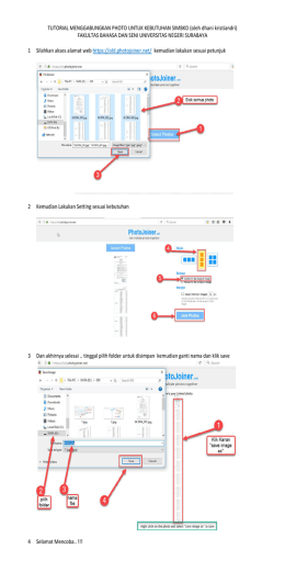 tutorial menggabungkan photo untuk kebutuhan simbkd