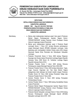 IKU_2016 - pemerintah kabupaten lamongan