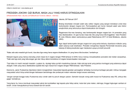 presiden jokowi: gizi buruk, masa lalu yang harus ditinggalkan