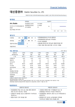 대신증권 - NICE신용평가