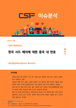 이슈분석 - 중국전문가포럼