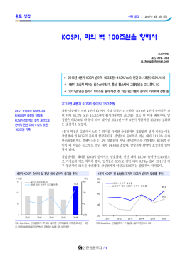 KOSPI, 마의 벽 100조원을 향해서