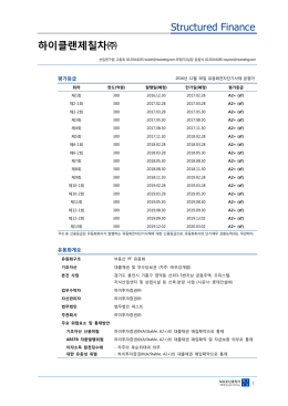 하이클랜제칠차 - NICE신용평가