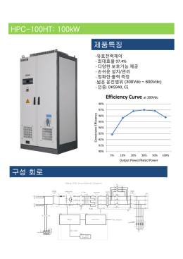 HPC-100HT: 100kW 제품특징 구성 회로