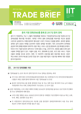 중국 지방 양회(兩會)를 통해 본 2017년 중국 경제