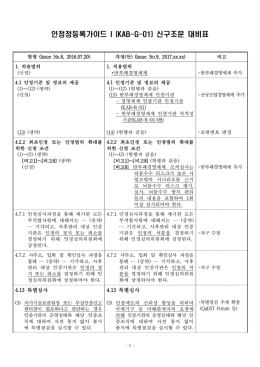 신구조문 대비표 - 한국인정지원센터