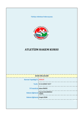 Kurs sonuçları