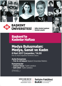 Medya, Sanat ve Kadın - Başkent &Uuml;niversitesi