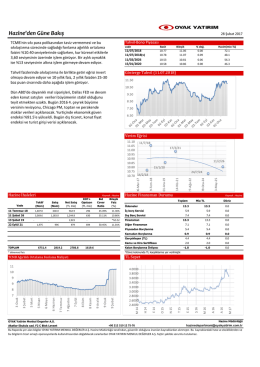 Hazine`den G&uuml;ne Bakış 28.02.2017