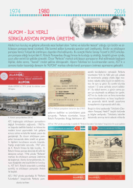 alpom - ilk yerli sirk&uuml;lasyon pompa &uuml;retimi