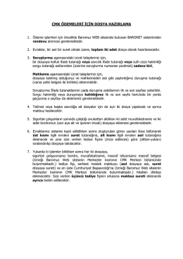 cmk ödemeleri için dosya hazırlama
