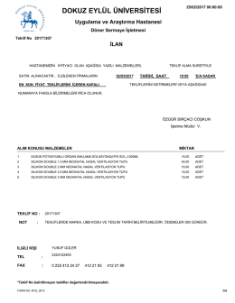 Dokuz Eyl&uuml;l &Uuml;niversitesi Hastanesi