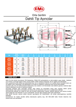 Dahili Tip AyÛrÛcÛlar