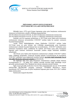 sgk duyuru