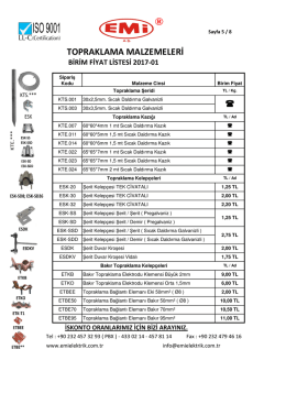 Fiyat Listesi \307al\375\376mas\375.xlsx
