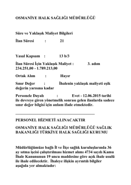 osmaniye halk sağlığı müdürlüğü