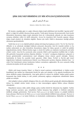 بسم هللا الرحمن الرحيم - Arzusu Cennet Olanlar
