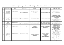 Mevlana Değişim Programı Protokol&uuml;
