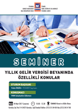seminer - İsmmmo