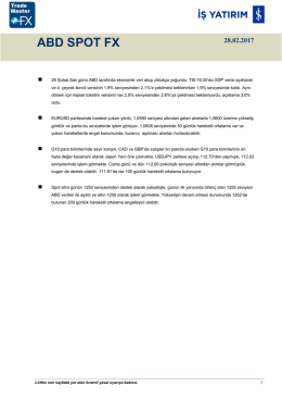 ABD SPOT FX - İş Yatırım