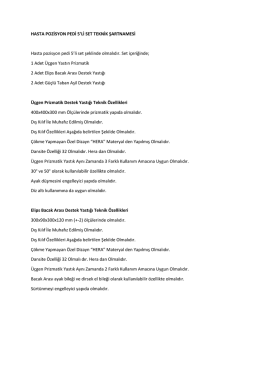 hasta pozisyon pedi teknik şartnamesi