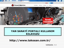 TAKOSAN OTOMOBİL GÖSTERGELERİ SAN. VE TİC A.Ş YAN