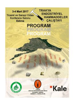 &Ccedil;alıştay Programı i&ccedil;in l&uuml;tfen tıklayınız.