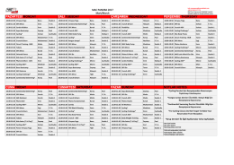 ders programı - Mars Athletic Club