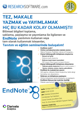 poster - İ.&Uuml;. Cerrahpaşa Tıp Fak&uuml;ltesi