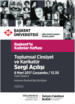 Toplumsal Cinsiyet ve Karikatür Sergi Açılışı