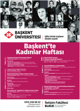 7-10 Mart - Başkent Üniversitesi