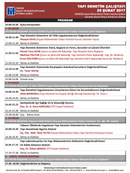 PowerPoint Sunusu - İnşaat M&uuml;hendisleri Odası