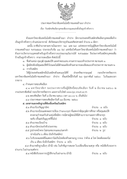ประกาศมหาวิทยาลัยเทคโนโลยีราชมงคลล้านนา ลาป