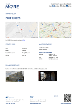 dům služeb - Invest MSR