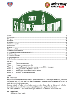 52.rallye &scaron;umava klatovy 2017