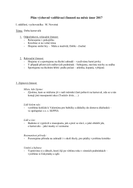 I. oddělen&iacute;, &uacute;nor 2017