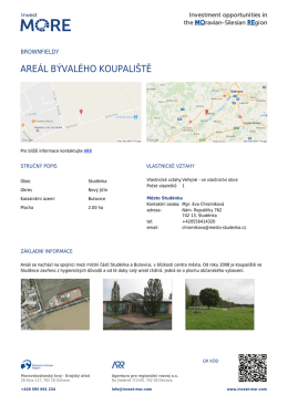 are&aacute;l b&yacute;val&eacute;ho koupali&scaron;tě