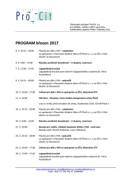 PROGRAM březen 2017